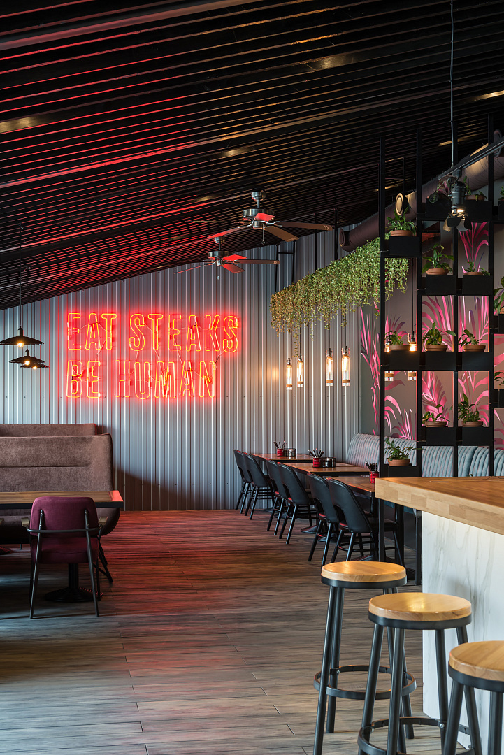 BBQ Bar&Grill Restaurant by PROJECT architectural bureau