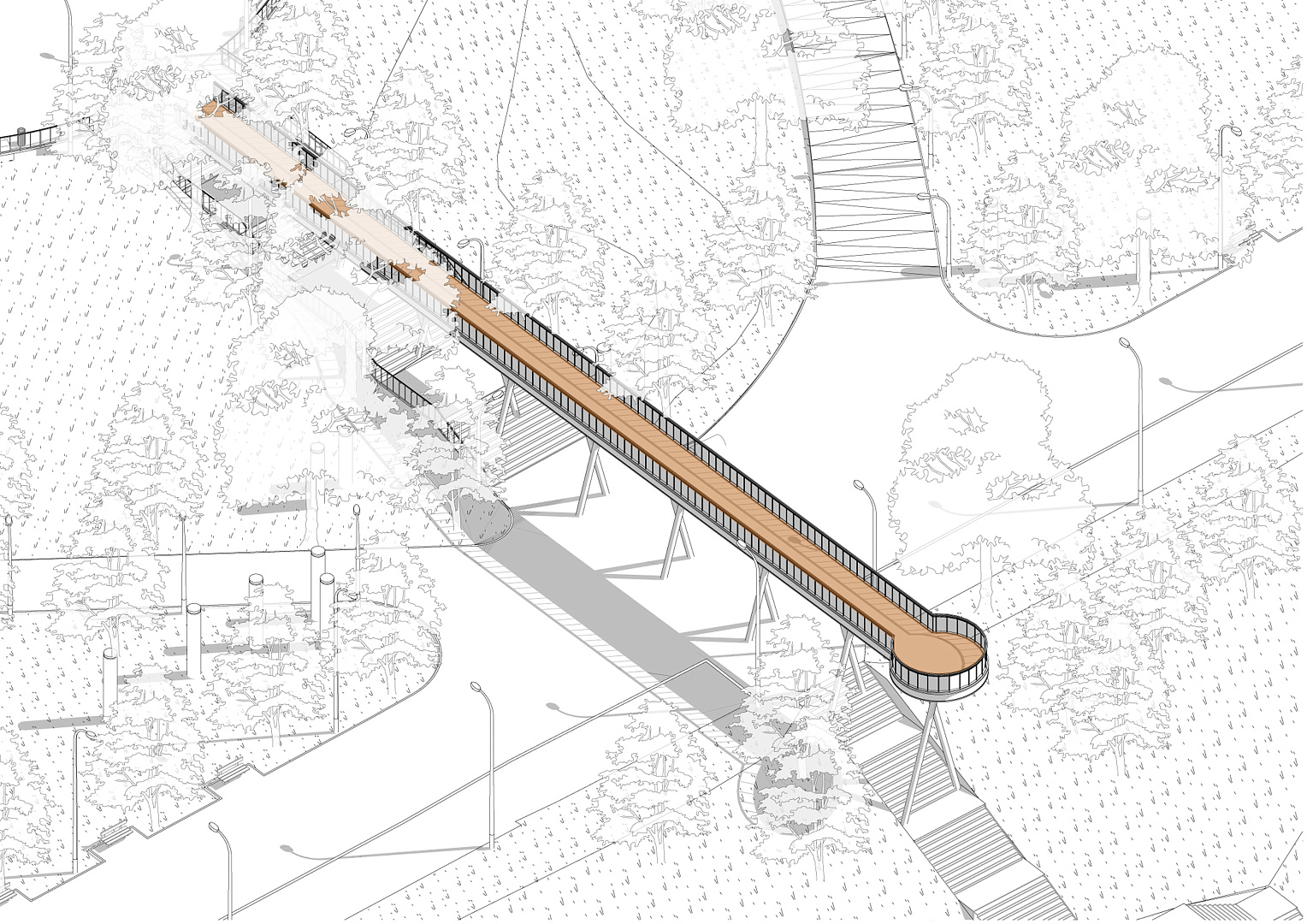 Pokrovskiy Square Landscape Concept by PROJECT architectural bureau