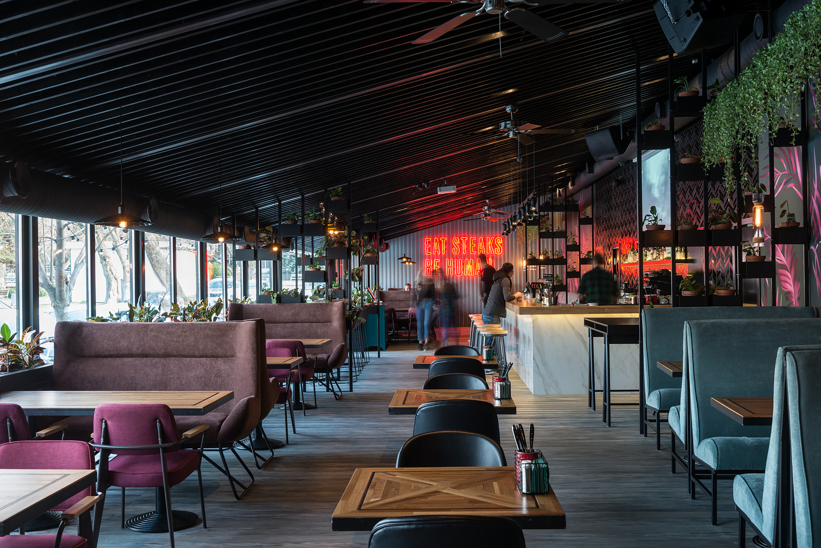BBQ Bar&Grill Restaurant by PROJECT architectural bureau