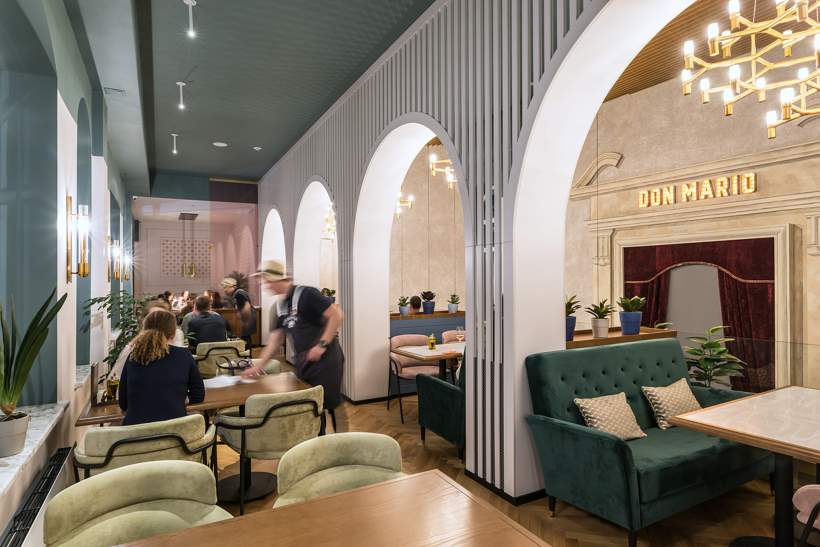 DON MARIO Italian Restaurant by PROJECT architectural bureau