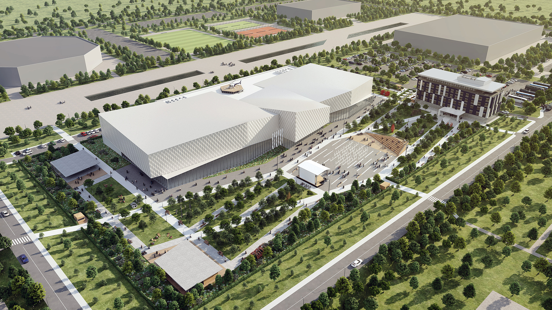 Conference Center Concept by PROJECT architectural bureau