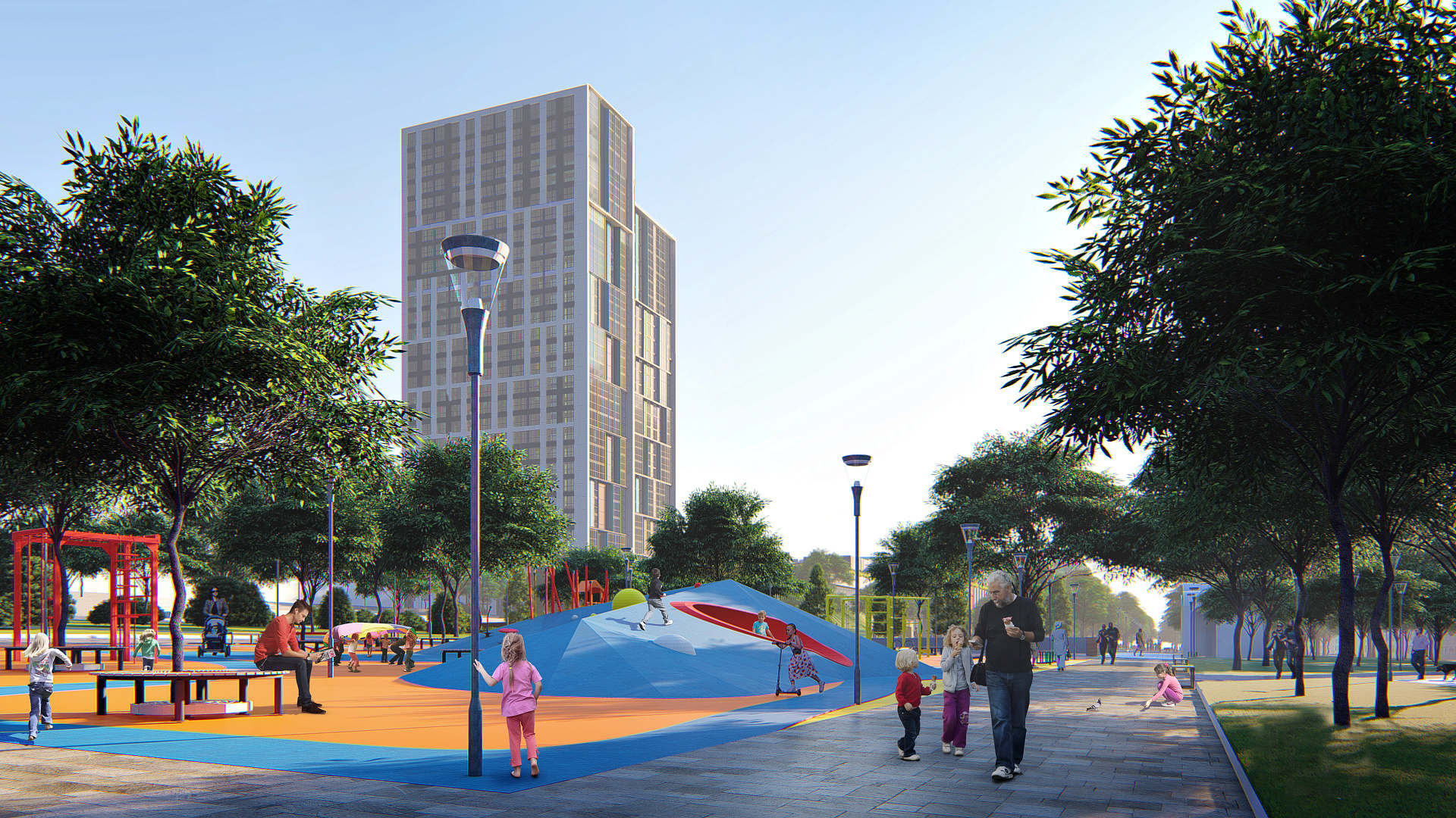Komarov Boulevard Concept by PROJECT architectural bureau