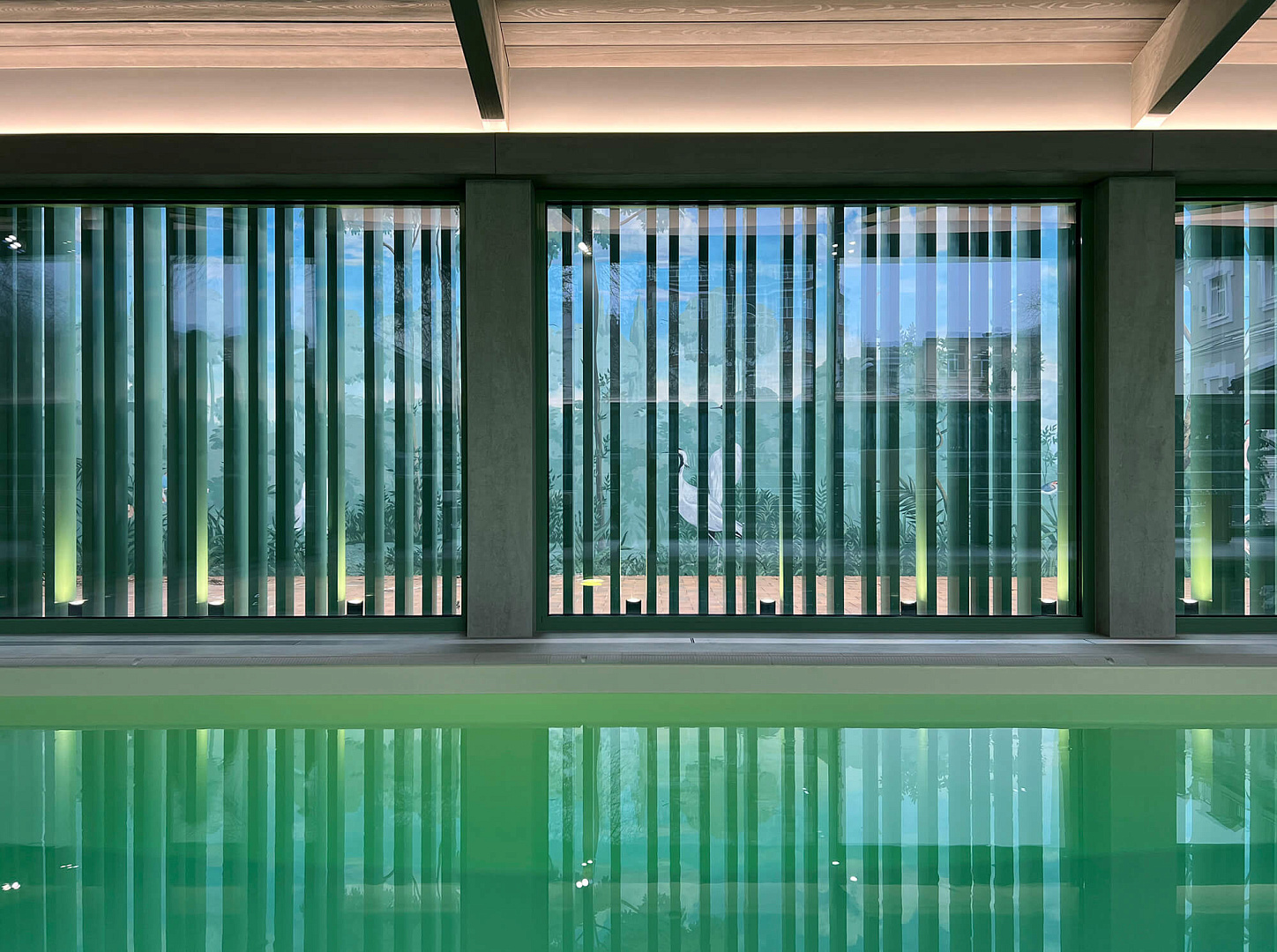 Swimming pool pavilion by PROJECT architectural bureau