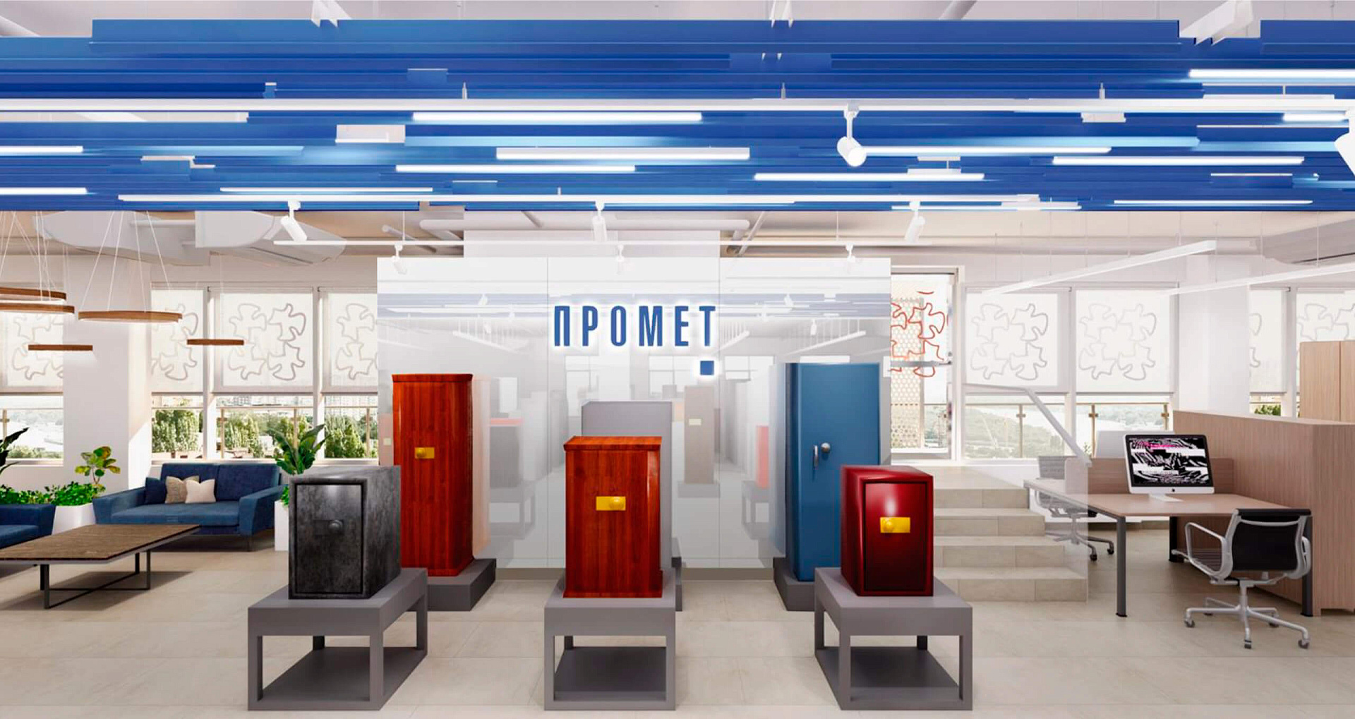 PROMET Company's Showroom by PROJECT architectural bureau