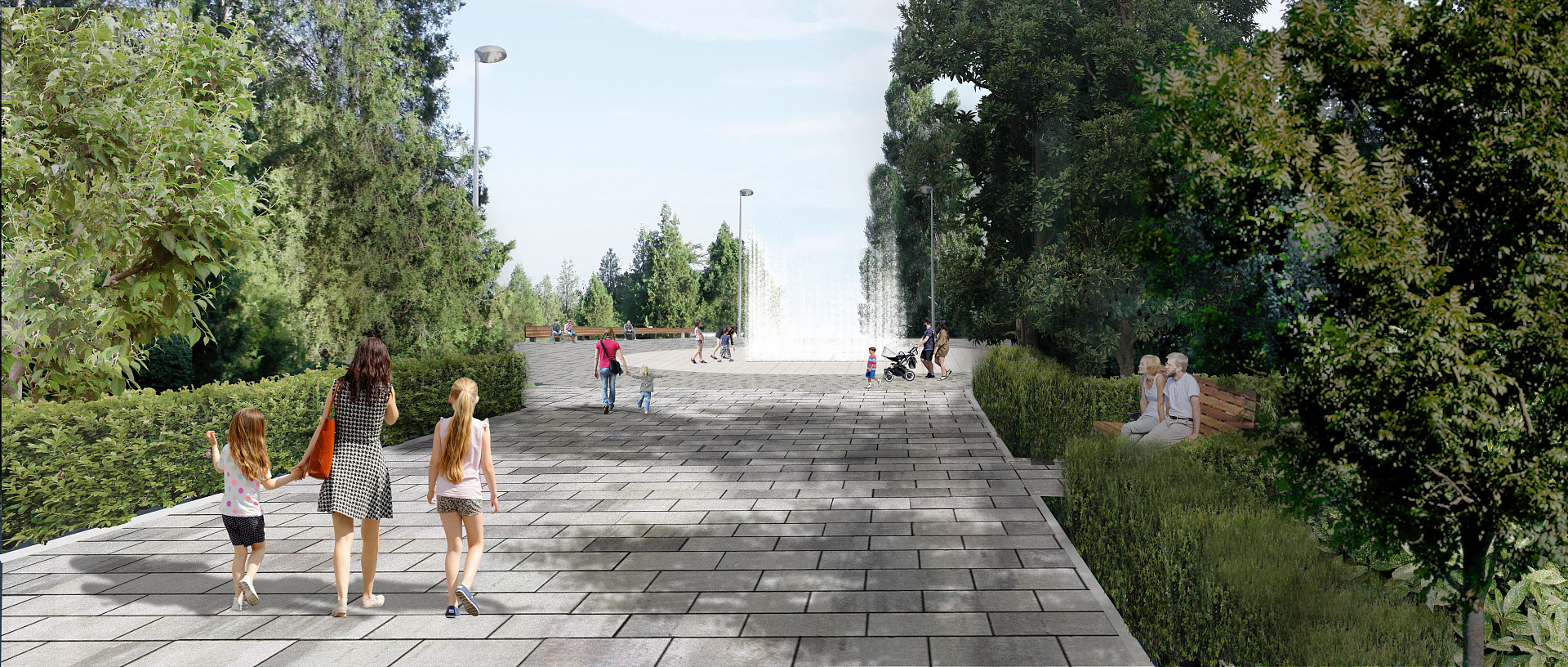 Pokrovskiy Square Landscape Concept by PROJECT architectural bureau