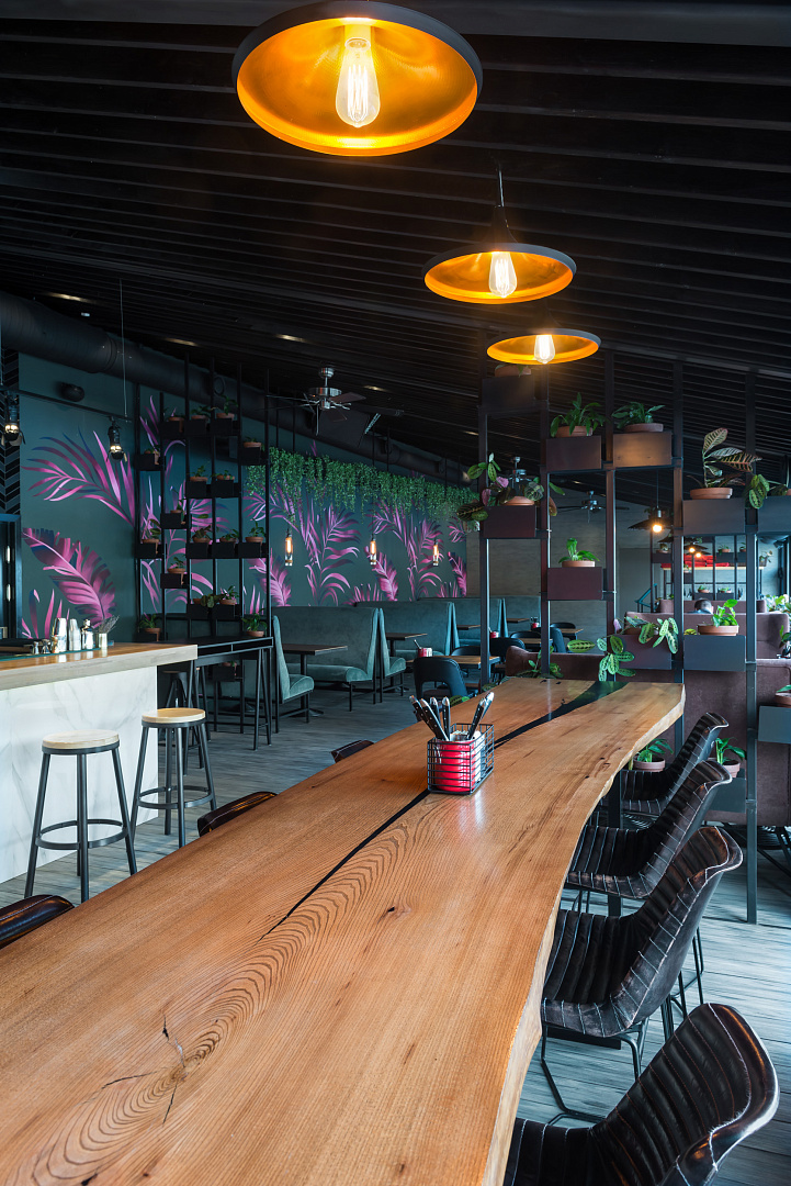 BBQ Bar&Grill Restaurant by PROJECT architectural bureau