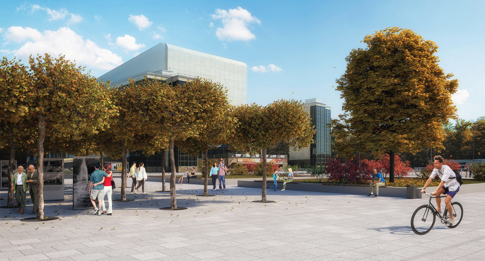 Teatralnaya Square in Rostov-on-Don Landscape Concept by PROJECT architectural bureau