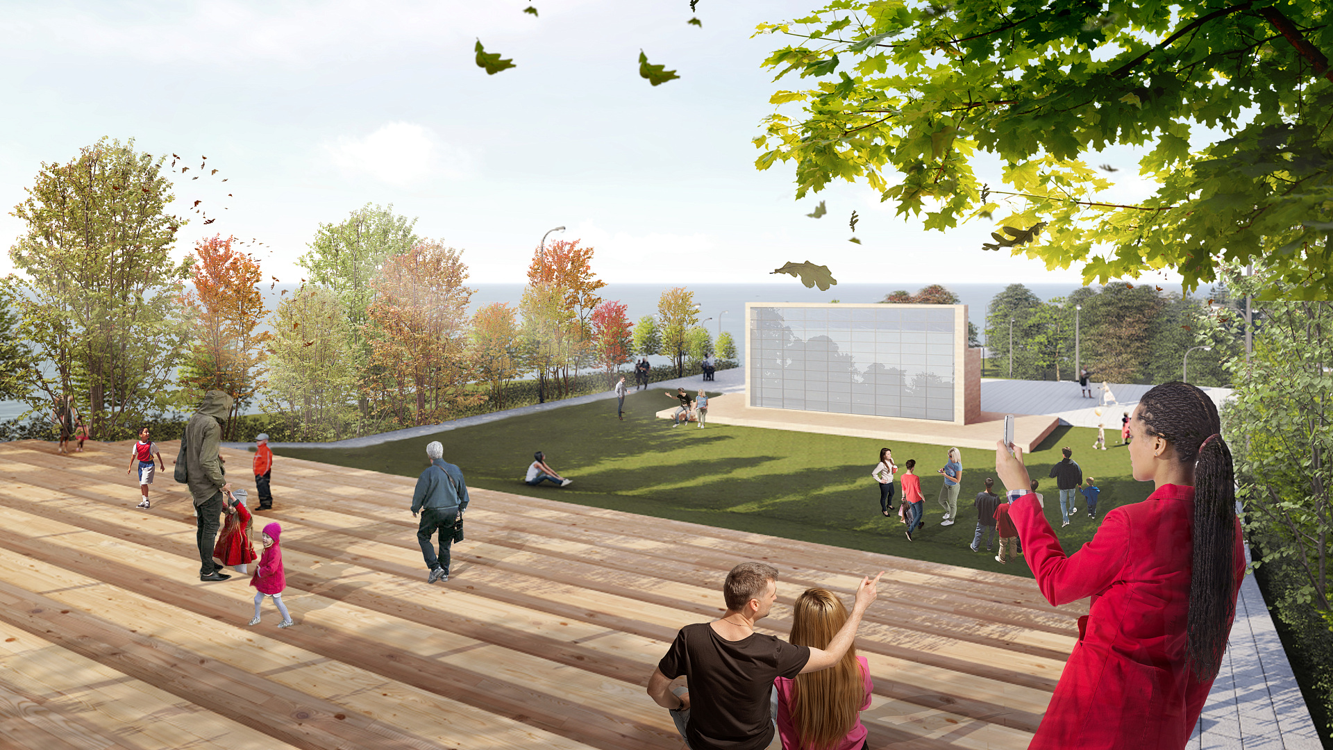 Pokrovskiy Square Landscape Concept by PROJECT architectural bureau