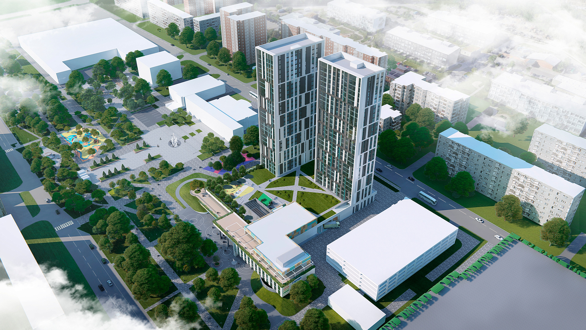 Komarov Boulevard Concept by PROJECT architectural bureau